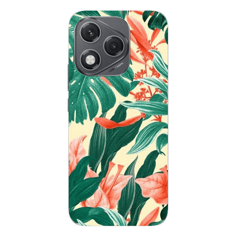 Honor 400 Lite Tropic Laves Transparent Silicone TPU Θήκη